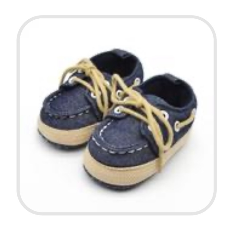 NWOT Denim Baby Loafers